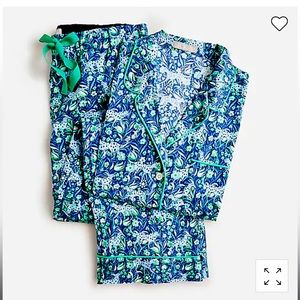 JCrew Pajamas Flora and Fauna